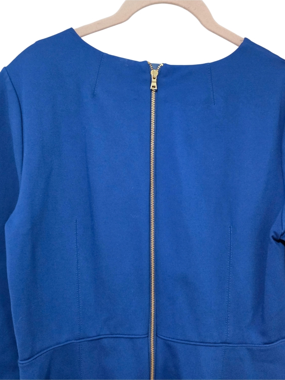 J.Crew 3/4 sleeve Royal Blue Sheath Dress - Picture 8 of 8